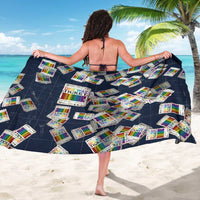 One Way Ticket Sarong Your Journey, Your Path, No Wrong Turns