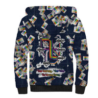 One Way Ticket Sherpa Hoodie Your Journey, Your Path, No Wrong Turns