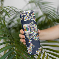 One Way Ticket Skinny Tumbler Your Journey, Your Path, No Wrong Turns