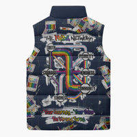 One Way Ticket Sleeveless Puffer Jacket Your Journey, Your Path, No Wrong Turns