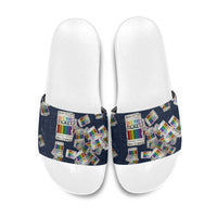 One Way Ticket Slide Sandals Your Journey, Your Path, No Wrong Turns