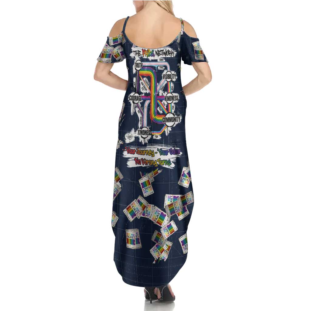One Way Ticket Summer Maxi Dress Your Journey, Your Path, No Wrong Turns