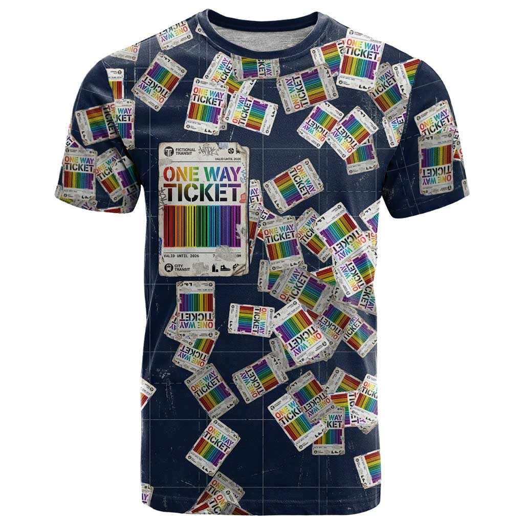 One Way Ticket T Shirt Your Journey, Your Path, No Wrong Turns