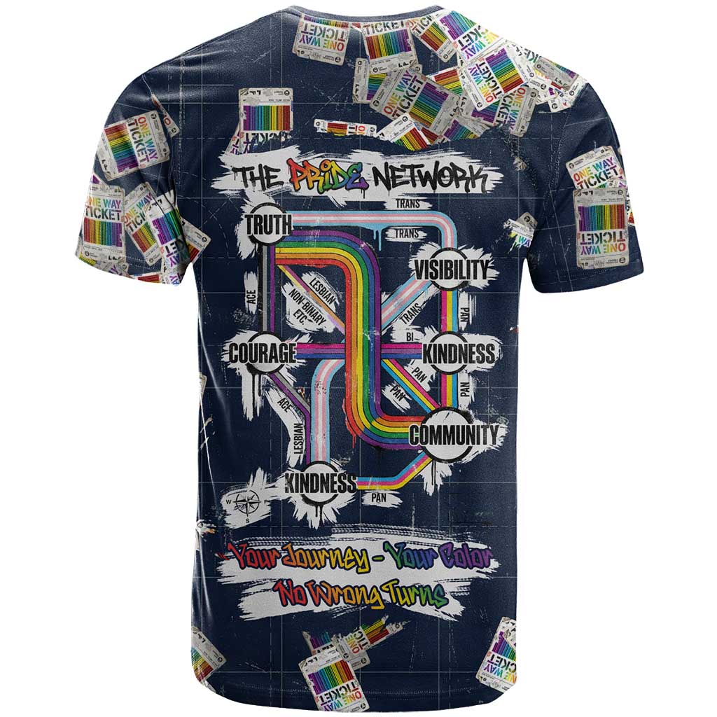 One Way Ticket T Shirt Your Journey, Your Path, No Wrong Turns