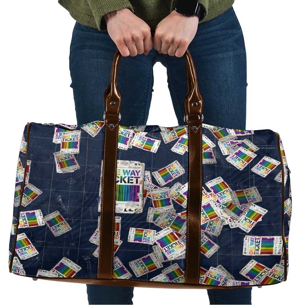 One Way Ticket Travel Bag Your Journey, Your Path, No Wrong Turns