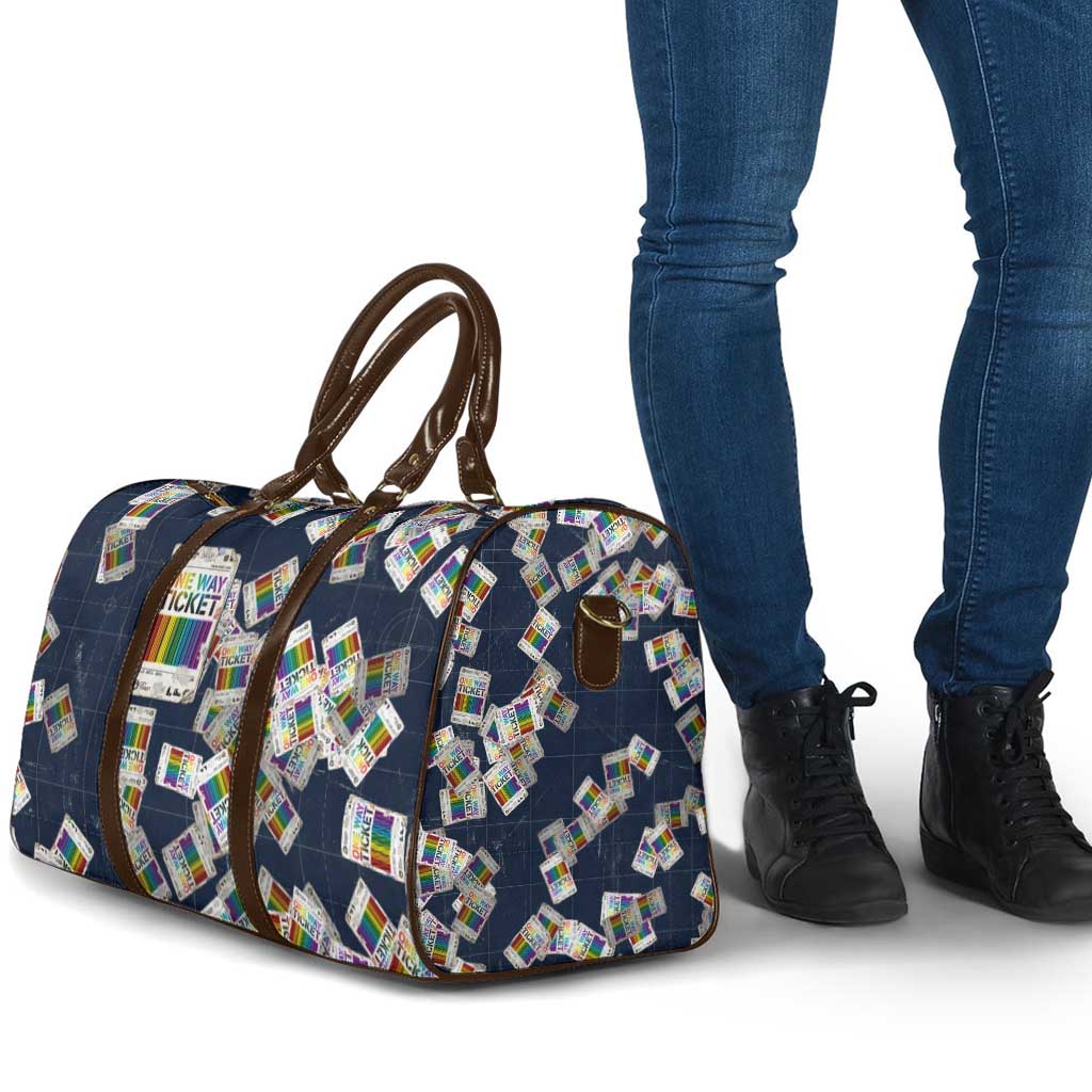 One Way Ticket Travel Bag Your Journey, Your Path, No Wrong Turns