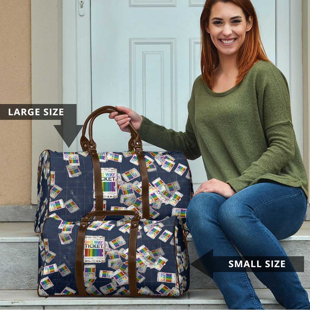 One Way Ticket Travel Bag Your Journey, Your Path, No Wrong Turns