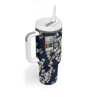 One Way Ticket Tumbler With Handle Your Journey, Your Path, No Wrong Turns