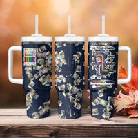 One Way Ticket Tumbler With Handle Your Journey, Your Path, No Wrong Turns