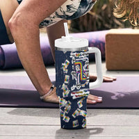One Way Ticket Tumbler With Handle Your Journey, Your Path, No Wrong Turns