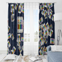One Way Ticket Window Curtain Your Journey, Your Path, No Wrong Turns