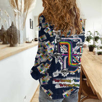 One Way Ticket Women Casual Shirt Your Journey, Your Path, No Wrong Turns