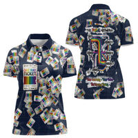 One Way Ticket Women Polo Shirt Your Journey, Your Path, No Wrong Turns