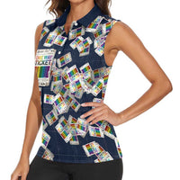 One Way Ticket Women Sleeveless Polo Shirt Your Journey, Your Path, No Wrong Turns