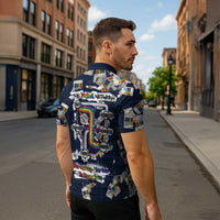 One Way Ticket Zipper Polo Shirt Your Journey, Your Path, No Wrong Turns