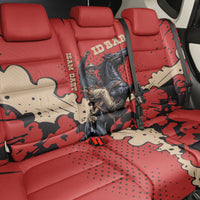 Isom Dart Black Cowboy Back Car Seat Cover Wild West Outlaw Vintage Comic Art