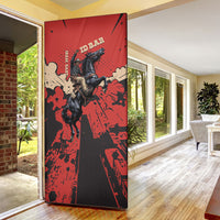Isom Dart Black Cowboy Door Cover Wild West Outlaw Vintage Comic Art