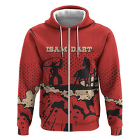 Isom Dart Black Cowboy Hoodie Wild West Outlaw Vintage Comic Art