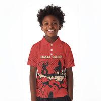 Isom Dart Black Cowboy Kid Polo Shirt Wild West Outlaw Vintage Comic Art