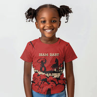 Isom Dart Black Cowboy Kid T shirt Wild West Outlaw Vintage Comic Art