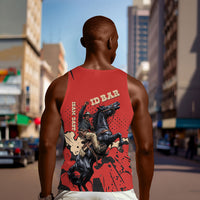 Isom Dart Black Cowboy Men Tank Top Wild West Outlaw Vintage Comic Art