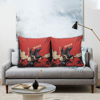 Isom Dart Black Cowboy Pillow Cover Wild West Outlaw Vintage Comic Art