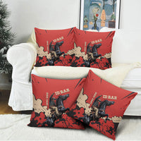 Isom Dart Black Cowboy Pillow Cover Wild West Outlaw Vintage Comic Art