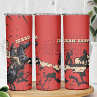 Isom Dart Black Cowboy Skinny Tumbler Wild West Outlaw Vintage Comic Art