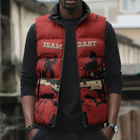Isom Dart Black Cowboy Sleeveless Puffer Jacket Wild West Outlaw Vintage Comic Art