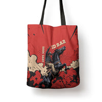 Isom Dart Black Cowboy Tote Bag Wild West Outlaw Vintage Comic Art