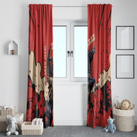 Isom Dart Black Cowboy Window Curtain Wild West Outlaw Vintage Comic Art