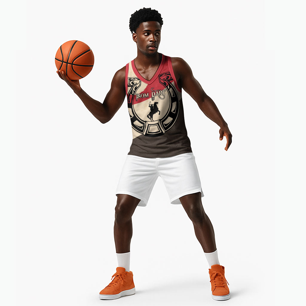Isom Dart Legend Of The West Basketball Jersey Vintage Horseshoe Western