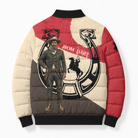 Isom Dart Legend Of The West Bomber Puffer Jacket Vintage Horseshoe Western