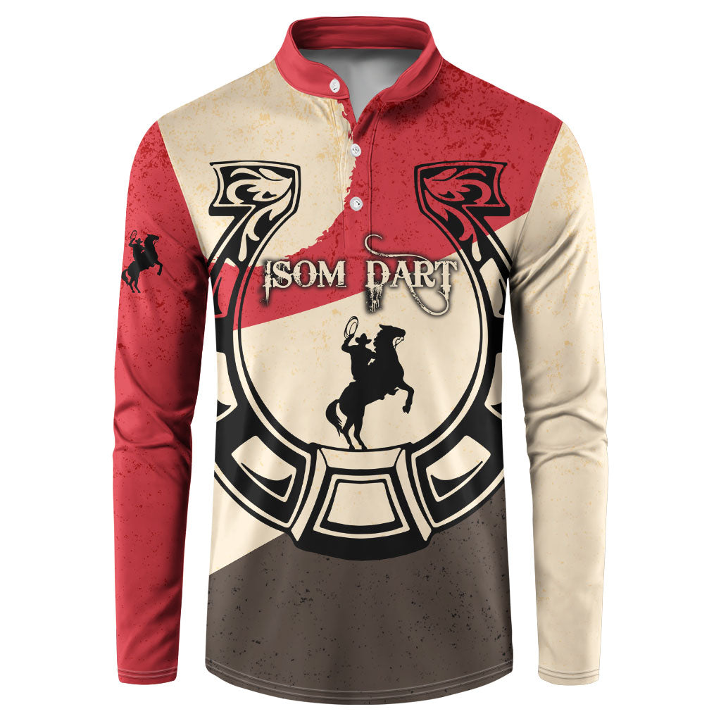 Isom Dart Legend Of The West Button Sweatshirt Vintage Horseshoe Western