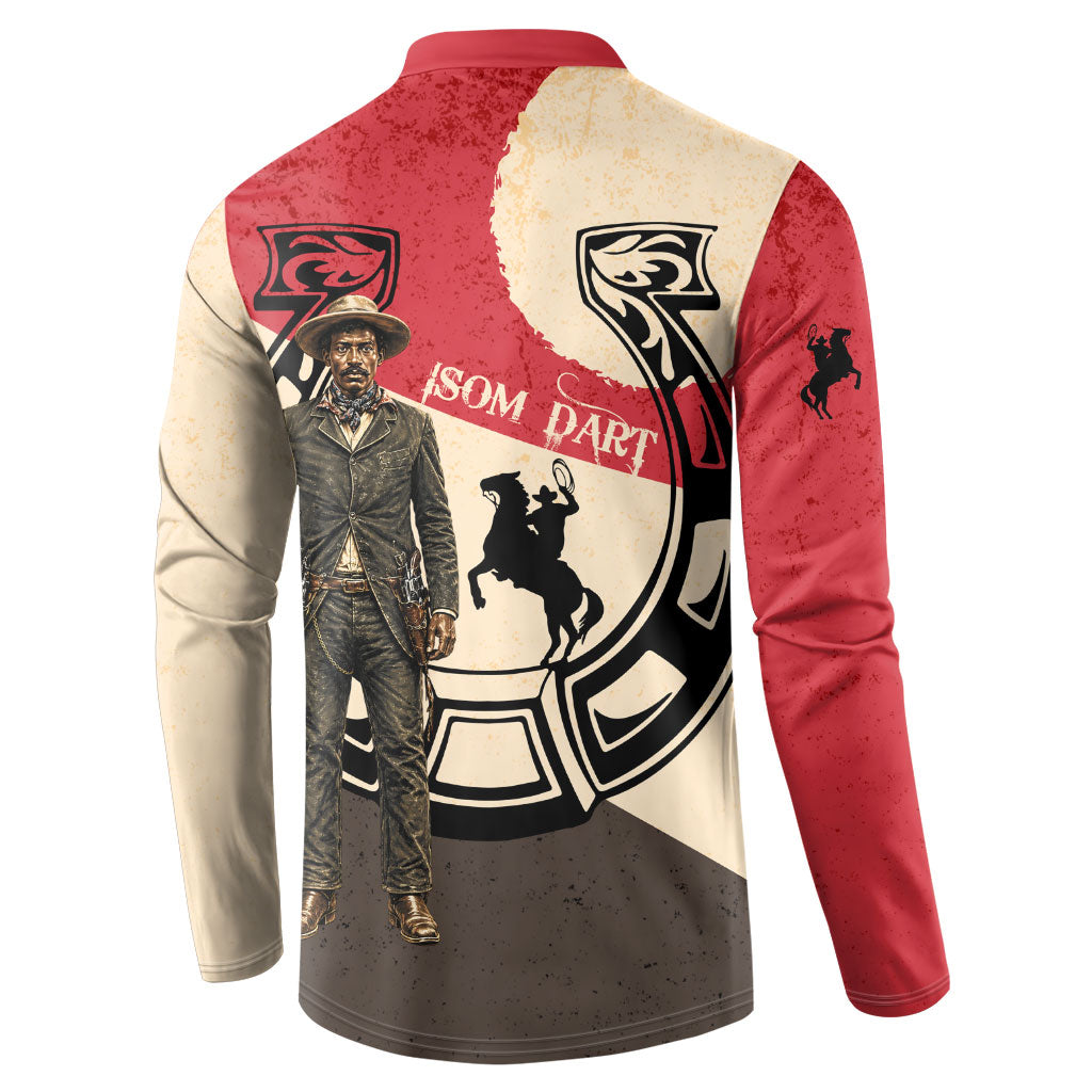 Isom Dart Legend Of The West Button Sweatshirt Vintage Horseshoe Western