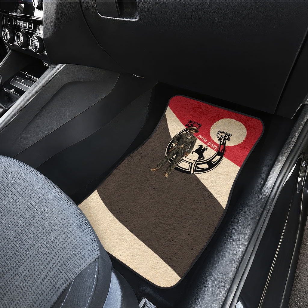 Isom Dart Legend Of The West Car Mats Vintage Horseshoe Western