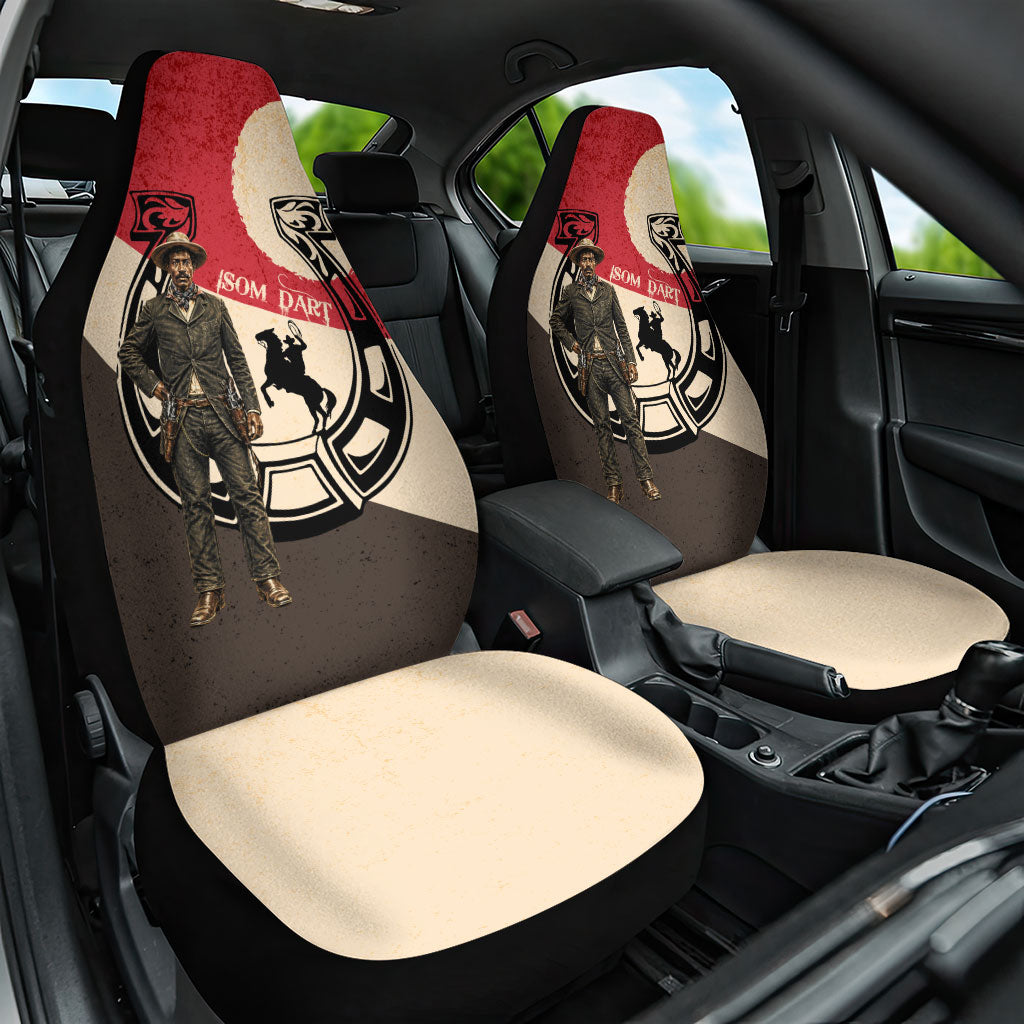 Isom Dart Legend Of The West Car Seat Cover Vintage Horseshoe Western