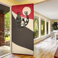 Isom Dart Legend Of The West Door Cover Vintage Horseshoe Western