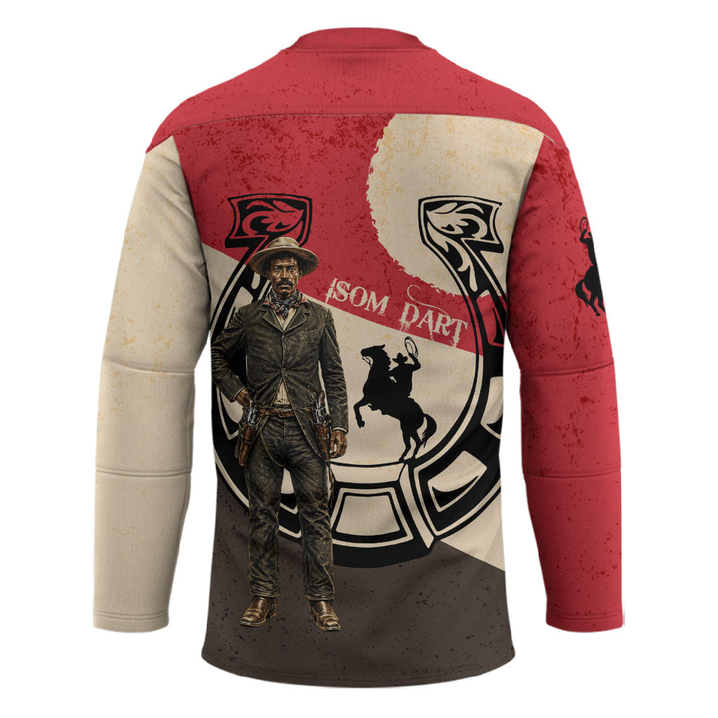Isom Dart Legend Of The West Hockey Jersey Vintage Horseshoe Western