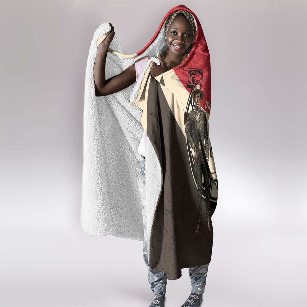 Isom Dart Legend Of The West Hooded Blanket Vintage Horseshoe Western