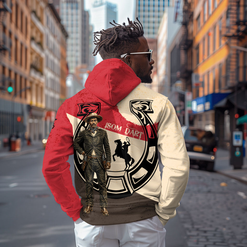 Isom Dart Legend Of The West Hoodie Vintage Horseshoe Western