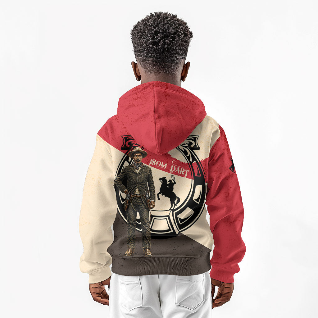 Isom Dart Legend Of The West Kid Hoodie Vintage Horseshoe Western