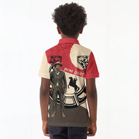 Isom Dart Legend Of The West Kid Polo Shirt Vintage Horseshoe Western