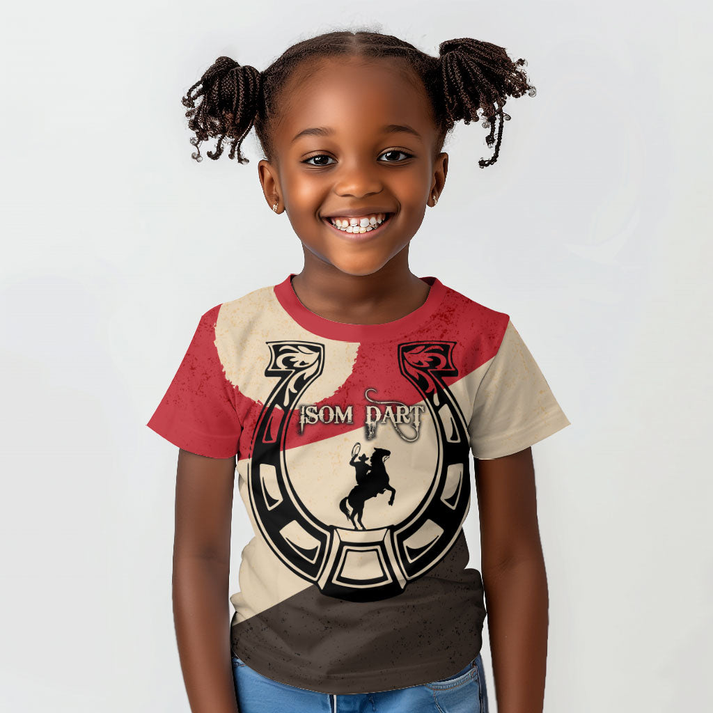 Isom Dart Legend Of The West Kid T shirt Vintage Horseshoe Western