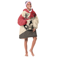 Isom Dart Legend Of The West Kid Wearable Blanket Hoodie Vintage Horseshoe Western