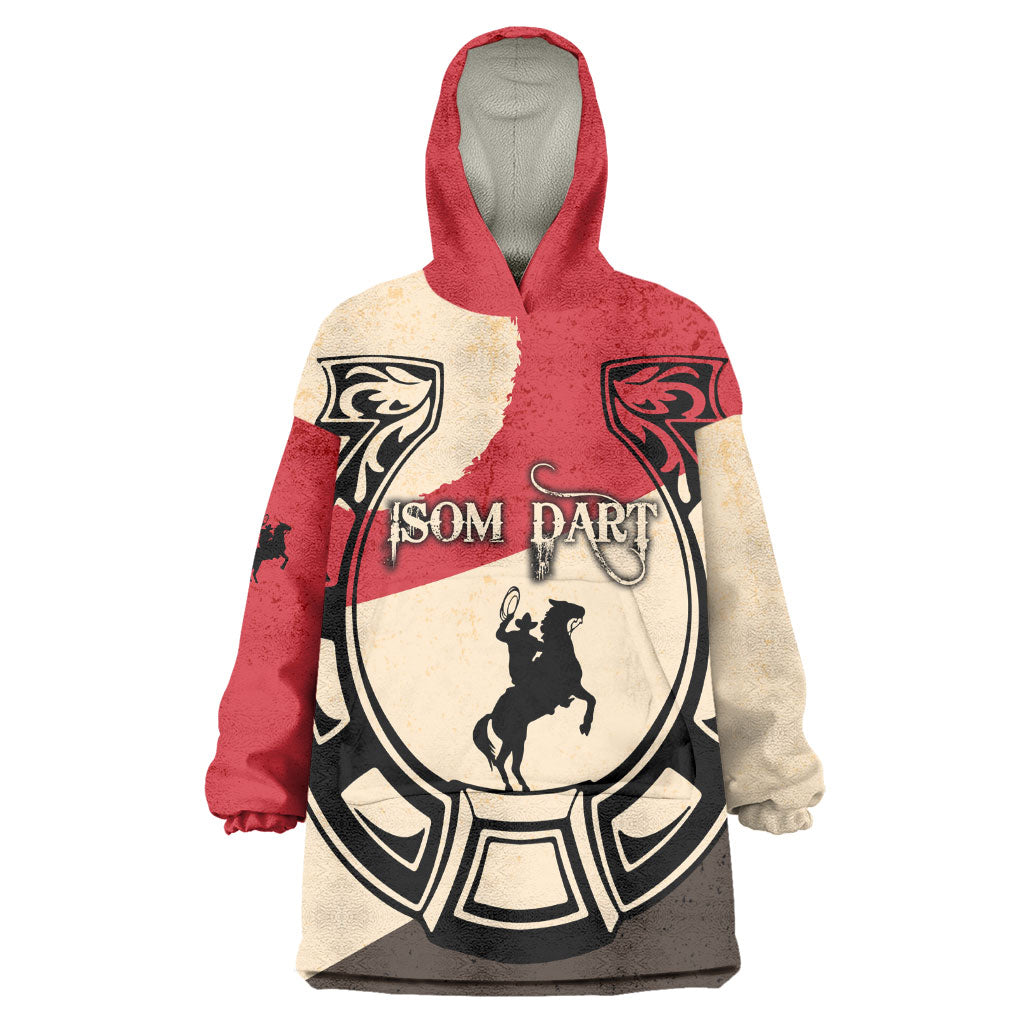 Isom Dart Legend Of The West Kid Wearable Blanket Hoodie Vintage Horseshoe Western
