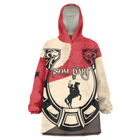 Isom Dart Legend Of The West Kid Wearable Blanket Hoodie Vintage Horseshoe Western