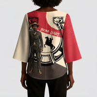 Isom Dart Legend Of The West Kimono Sleeve Blouse Vintage Horseshoe Western