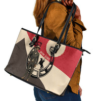 Isom Dart Legend Of The West Leather Tote Bag Vintage Horseshoe Western