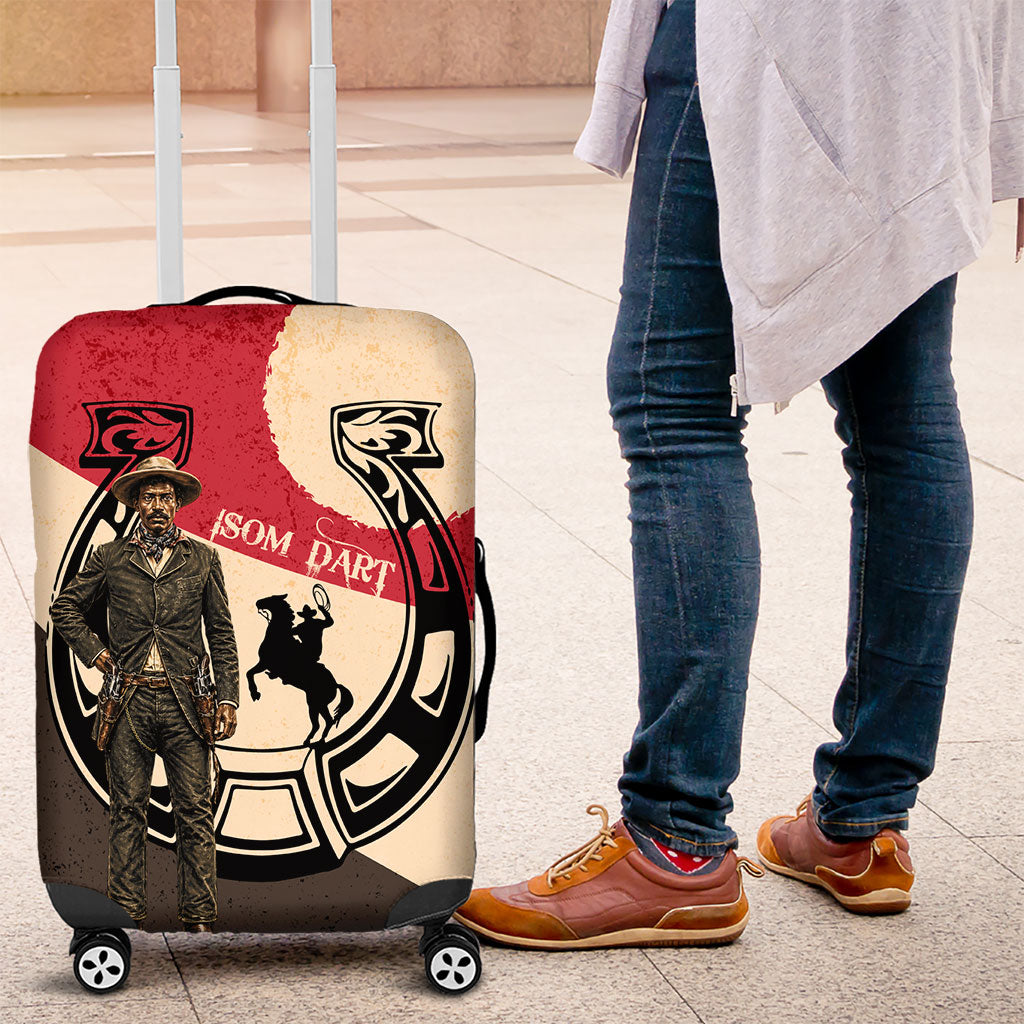Isom Dart Legend Of The West Luggage Cover Vintage Horseshoe Western